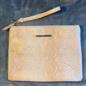 The Limited Rose Gold Metallic Clutch – Elegant Party Essential​